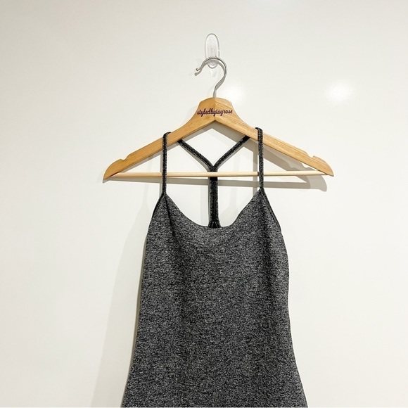 Lululemon Power Pose Tank Top Heathered Black - Picture 6 of 8